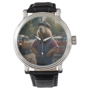 Reloj De Pulsera "Mecánica de Capibara: Grasa, engranajes y buenos 