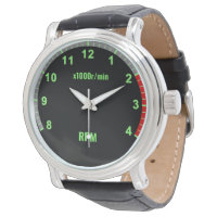 Reloj de pulsera mecánico de vigilancia del tacóme