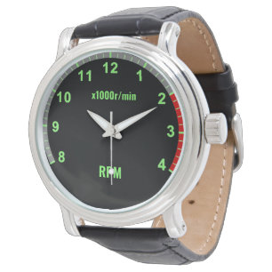 Reloj de pulsera mecánico de vigilancia del tacóme