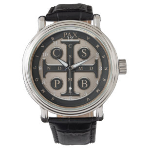 Reloj De Pulsera Medalla St. Benedict
