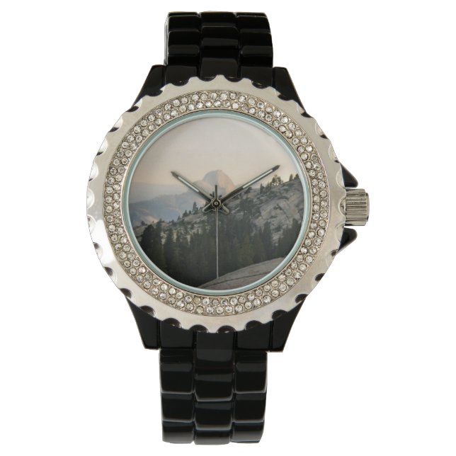 Reloj De Pulsera Media Domo desde Olmstead Point, Yosemite, CA (Anverso)