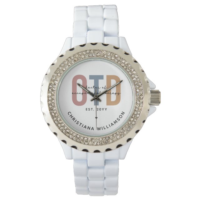Reloj De Pulsera Médico de Terapia Ocupacional Personalizada (Anverso)