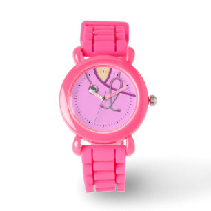 Reloj De Pulsera Médico rosado friega