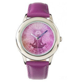 Reloj De Pulsera Meditación espiritual del yoga Zen Colorful