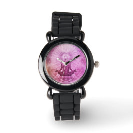Reloj De Pulsera Meditación espiritual del yoga Zen Colorful