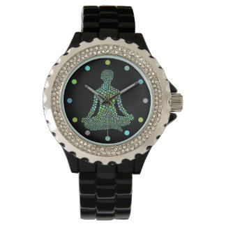 Reloj De Pulsera Meditación Media Lotus Yoga Espiritual 5Dimensión