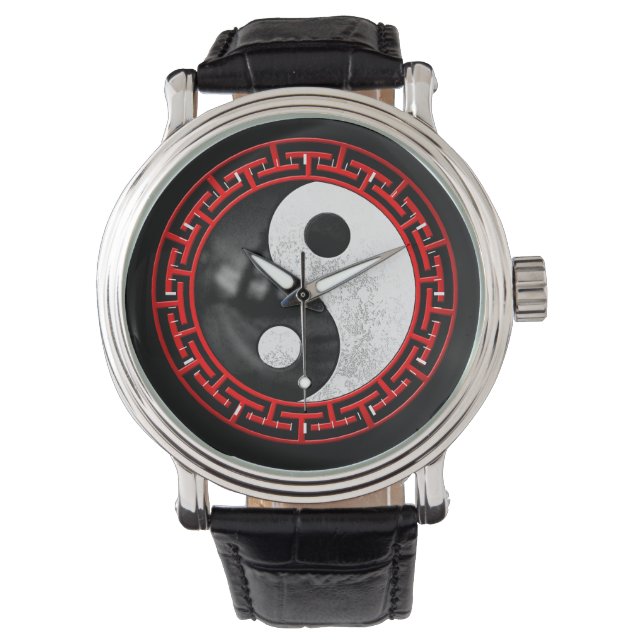 Reloj De Pulsera Meditación pacífica de Yin Yang (Anverso)