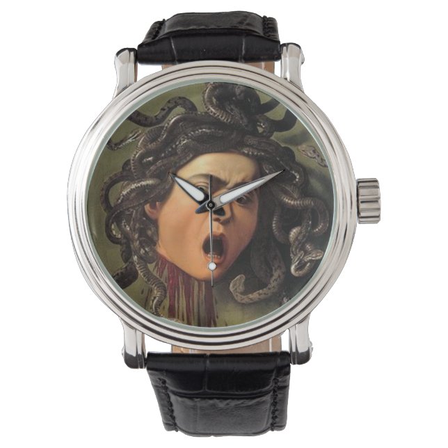 Reloj De Pulsera Medusa Head De Caravaggio (Anverso)
