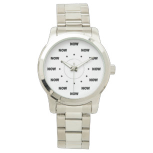 Reloj De Pulsera Mega Guay "NOW" (fondo blanco) #7