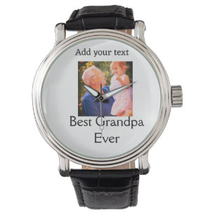 Reloj De Pulsera Mejor abuelo, abuelo, abuelo... foto de regalo tex