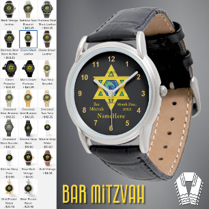 Reloj De Pulsera Mejor, Bar Mitzvah Ideas de regalo, Personalizado