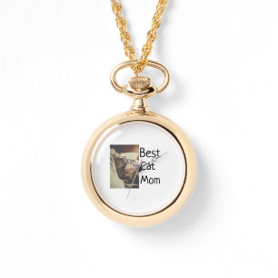 Reloj De Pulsera Mejor gato mamá papá agregar plantilla de regalo d