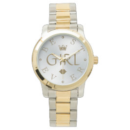 Reloj De Pulsera MEJOR gradiente de CHICA jamás plateado