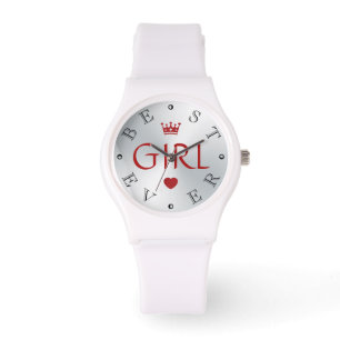 Reloj De Pulsera MEJOR gradiente de CHICA jamás plateado