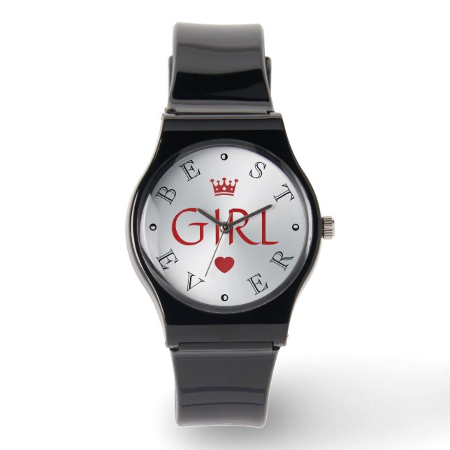 Reloj De Pulsera MEJOR gradiente de CHICA jamás plateado (Anverso)