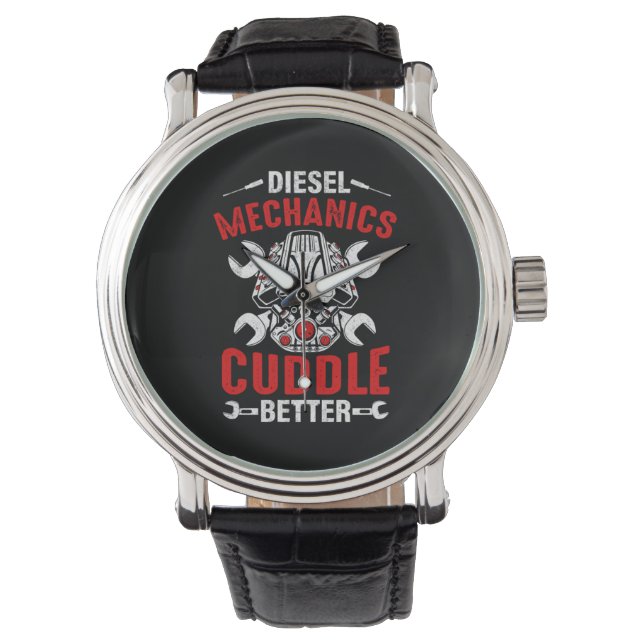 Reloj De Pulsera Mejor mecánica diesel mecánico (Anverso)