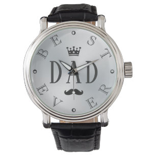 Reloj De Pulsera MEJOR PADRE ALGÚN degradado plateado