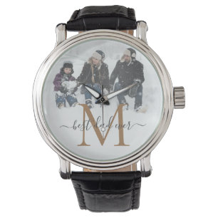 Reloj De Pulsera Mejor Papá, Personaliza Tu Nombre, Foto