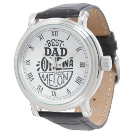 RELOJ DE PULSERA MEJOR PAPÁ UNO EN UN MELÓN
