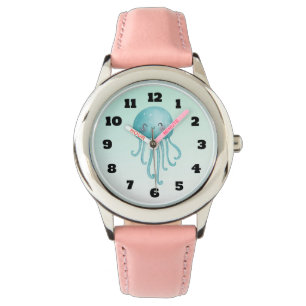 Reloj De Pulsera Melocote azul-verde dulce