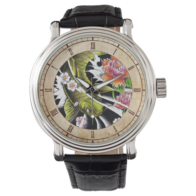 Reloj De Pulsera Melocoyris chicha negra japonesa de Guay (Anverso)