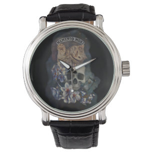 Reloj De Pulsera Memento mori cat