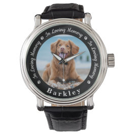 Reloj De Pulsera Memorial del Mascota de fotos de la pérdida de per