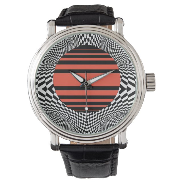 Reloj De Pulsera Memphis OpArt (Anverso)