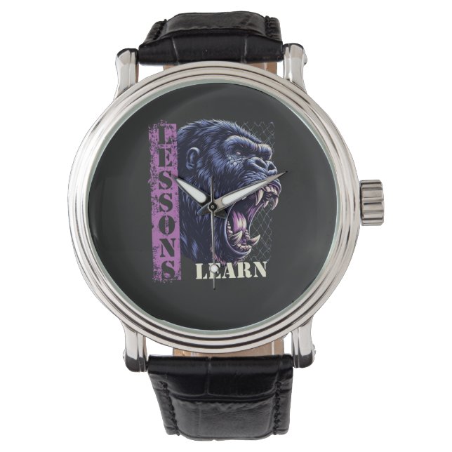 Reloj De Pulsera Men/Women Angry Gorilla eWatch Watch (Anverso)