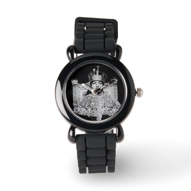 Reloj De Pulsera Menen Asfaw Haile Selassie HIM Jah Rastafari  (Anverso)