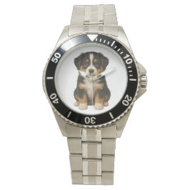 Reloj De Pulsera Men's Australian Shepherd SS Bracelet Watch