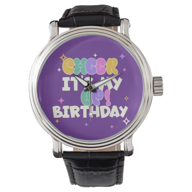 RELOJ DE PULSERA MEN'S BIRTHDAY CHEER UP SILVER EWATCH  (Anverso)