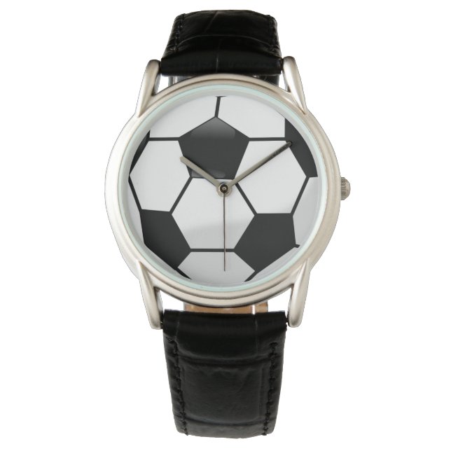 Reloj De Pulsera Mens Classic Watch/Soccer Ball (Anverso)