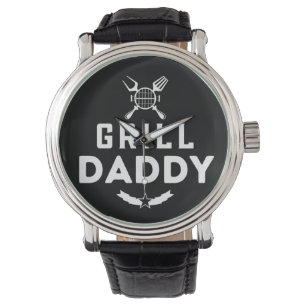 Reloj De Pulsera Mens Grill Daddy BBQ y Fumar para el Día del Padr