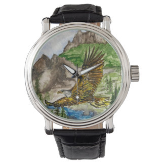 Reloj De Pulsera Men's Watch with Eagle Original Artwork