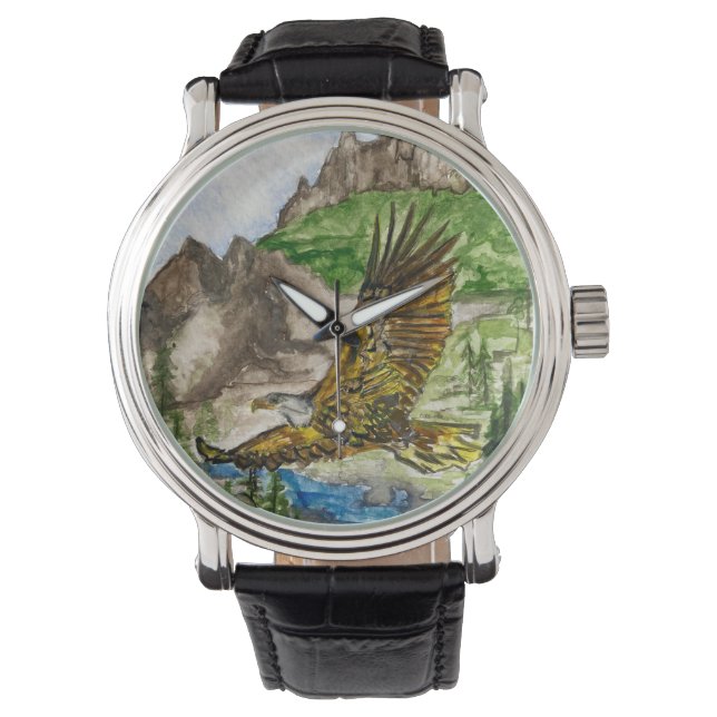 Reloj De Pulsera Men's Watch with Eagle Original Artwork (Anverso)