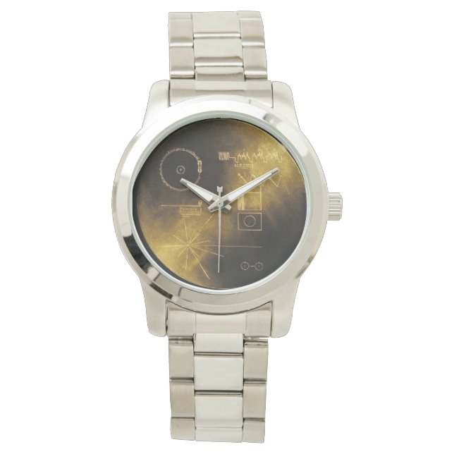 Reloj De Pulsera Mensaje de oro de Voyager (Anverso)