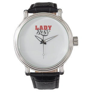 Reloj De Pulsera Mentalidad de Jefa – Diseño de Cita para Mujeres P