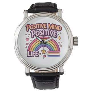 Reloj De Pulsera Mente Positiva Vida Positiva