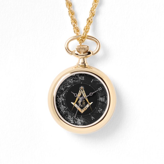 Reloj De Pulsera Mentes masónicas (amarillentas) (Anverso)
