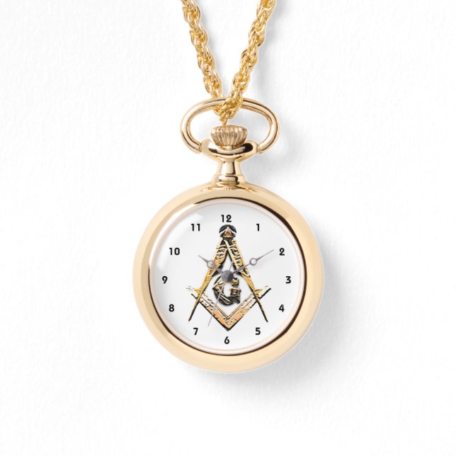 Reloj De Pulsera Mentes masónicas (amarillentas) (Anverso)