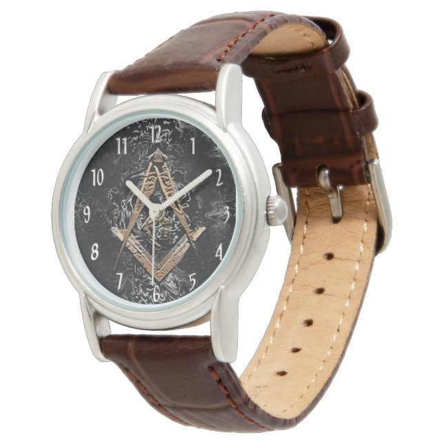 Reloj De Pulsera Mentes masónicas (Swish) (Angular)