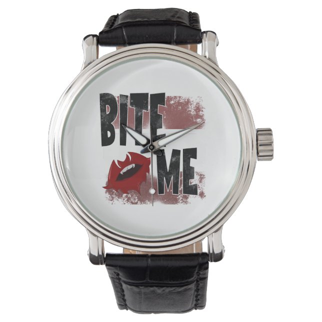 Reloj De Pulsera Mentira - Cita de Guay - Halloween - Bat (Anverso)