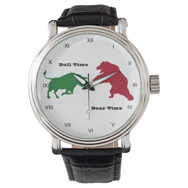 Reloj De Pulsera Mercado bursátil (Anverso)