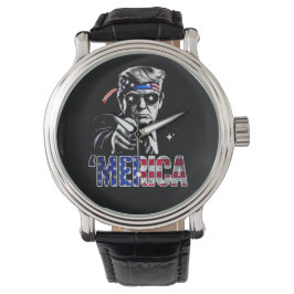 Reloj De Pulsera Merica Trump Bandera Estadounidense