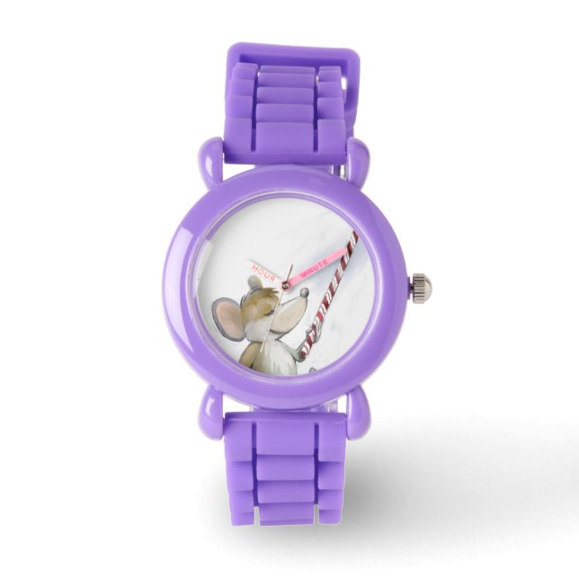 Reloj De Pulsera Merry Mouse Moe Holiday Watch (Anverso)