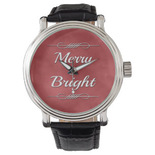 Reloj De Pulsera Merry y Bright