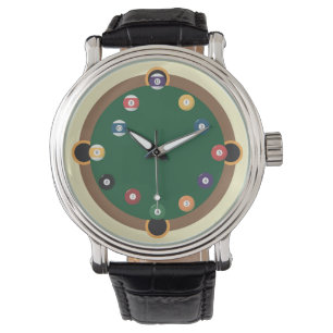 Reloj De Pulsera Mesa de billar divertida