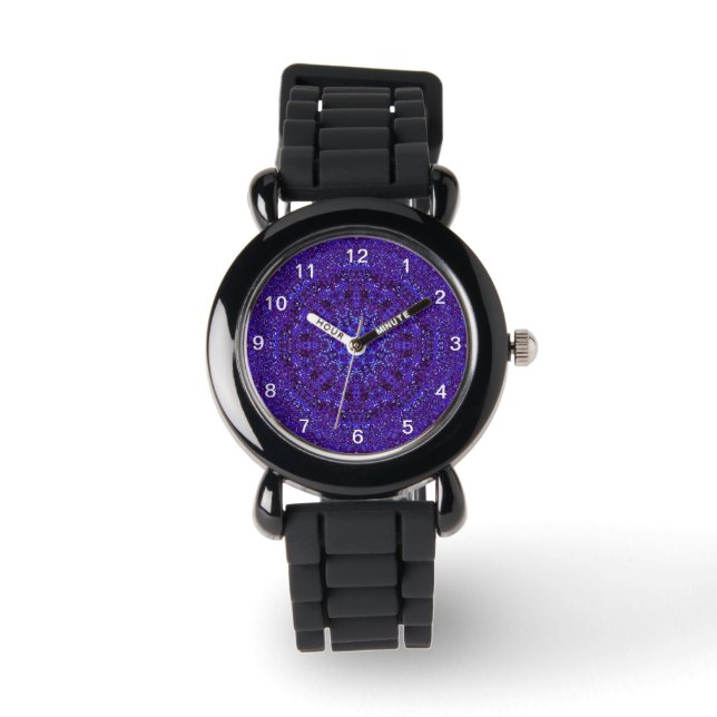 Reloj De Pulsera Metálico púrpura (Anverso)