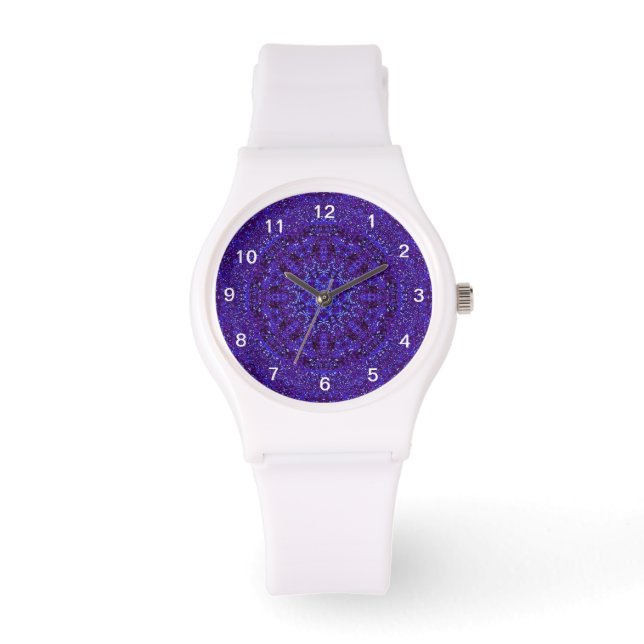 Reloj De Pulsera Metálico púrpura (Anverso)